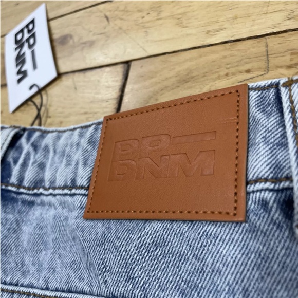 PRINCESS POLLY Denim Shorts Womens 6 Light Blue Fringe Hem Boho Beach Jean NEW - Picture 4 of 16